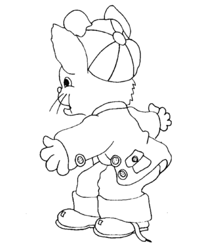 Easter Bunny Coloring pages | easter bunny colouring pages | bunny coloring pages | #14