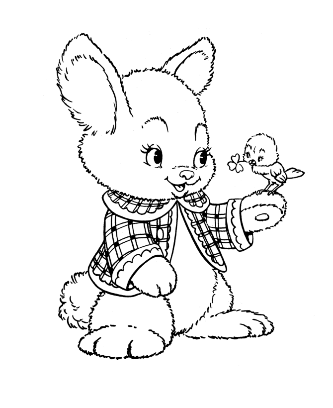 Easter Bunny Coloring pages | easter bunny colouring pages | bunny coloring pages | #15