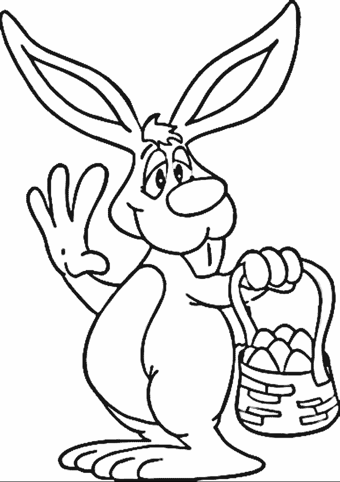 Easter Bunny Coloring pages | easter bunny colouring pages | bunny coloring pages | #18