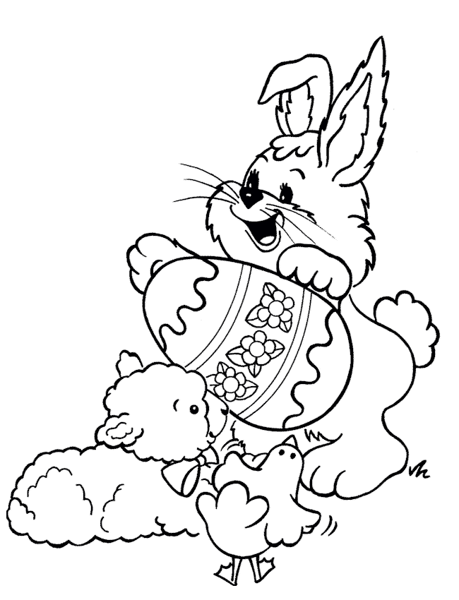 Easter Bunny Coloring pages | easter bunny colouring pages | bunny coloring pages | #26