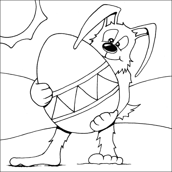 Easter Bunny Coloring pages | easter bunny colouring pages | bunny coloring pages | #39