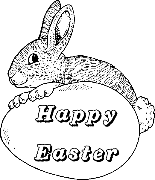 Easter Bunny Coloring pages | easter bunny colouring pages | bunny coloring pages | #8