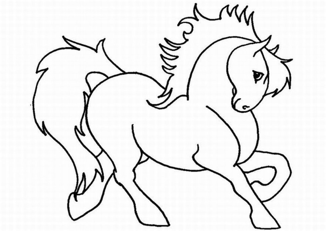  Horse Coloring pages for Girls