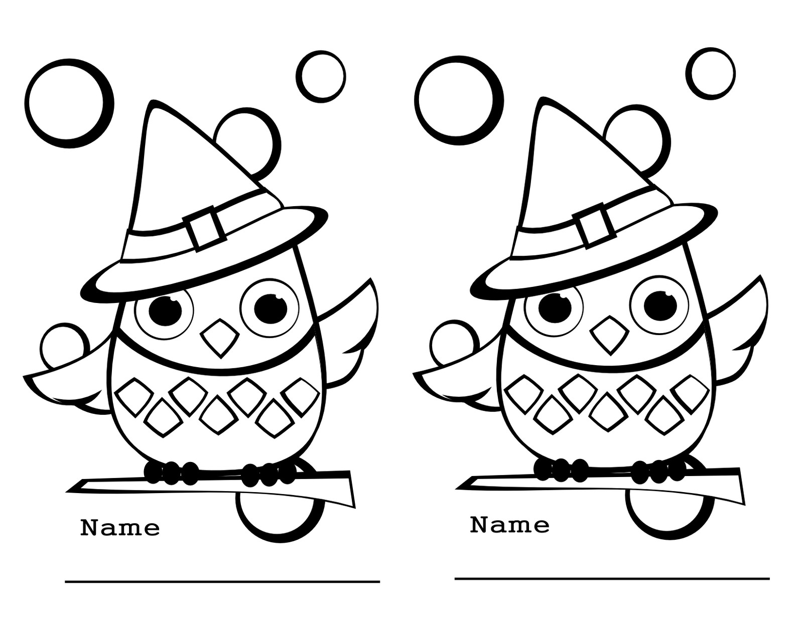  Owl Coloring Pages | Coloring page | #10