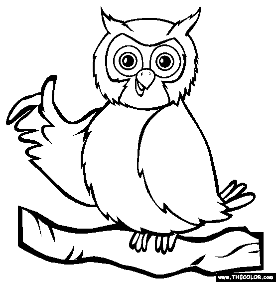 Owl Coloring Pages | Coloring page | #9