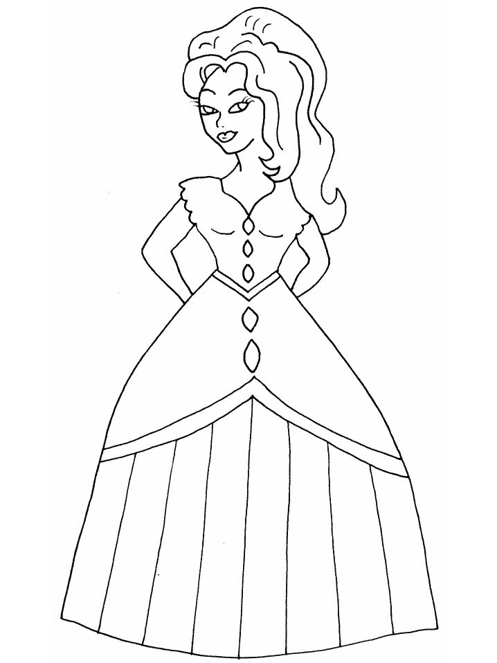 Princess Coloring pages for Girls