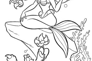 The little Mermaid coloring pages | Princess coloring pages | #19
