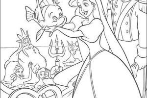 The little Mermaid coloring pages | Princess coloring pages | #23