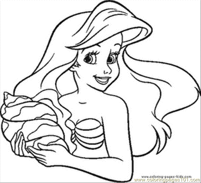 The little Mermaid coloring pages | Princess coloring pages | #29