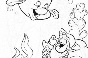 The little Mermaid coloring pages | Princess coloring pages | #33
