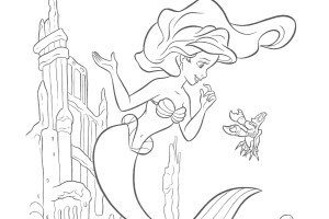 The little Mermaid coloring pages | Princess coloring pages | #37