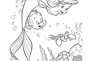 The little Mermaid coloring pages | Princess coloring pages | #39