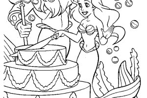 The little Mermaid coloring pages | Princess coloring pages | #5
