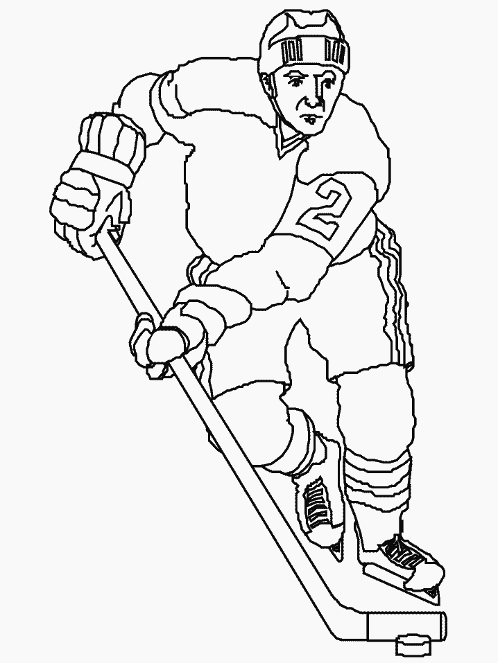  Training coloring pages | training Hockey