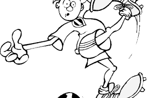 Training coloring pages | training Soccer