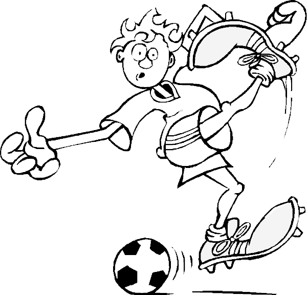  Training coloring pages | training Soccer