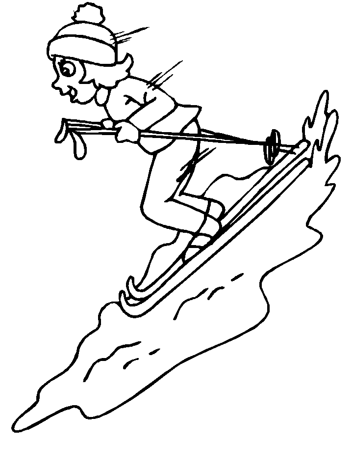 Training coloring pages | training Winter sports