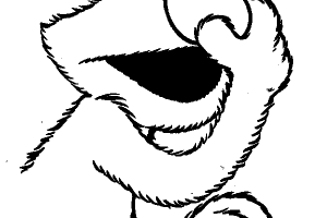 Big Nose Elmo coloring pages