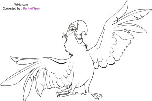Bird Angry Birds Coloring pages