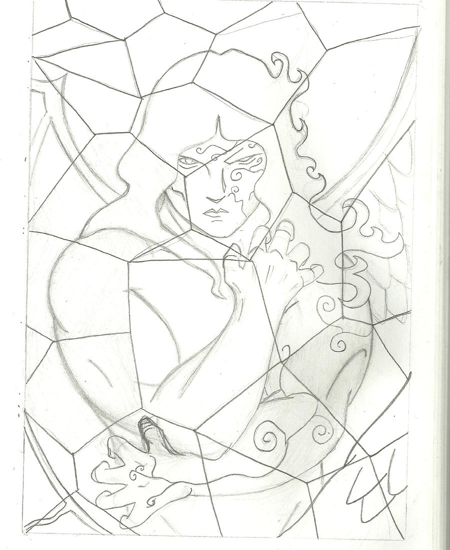  Cartoon Stained Glass Coloring pages