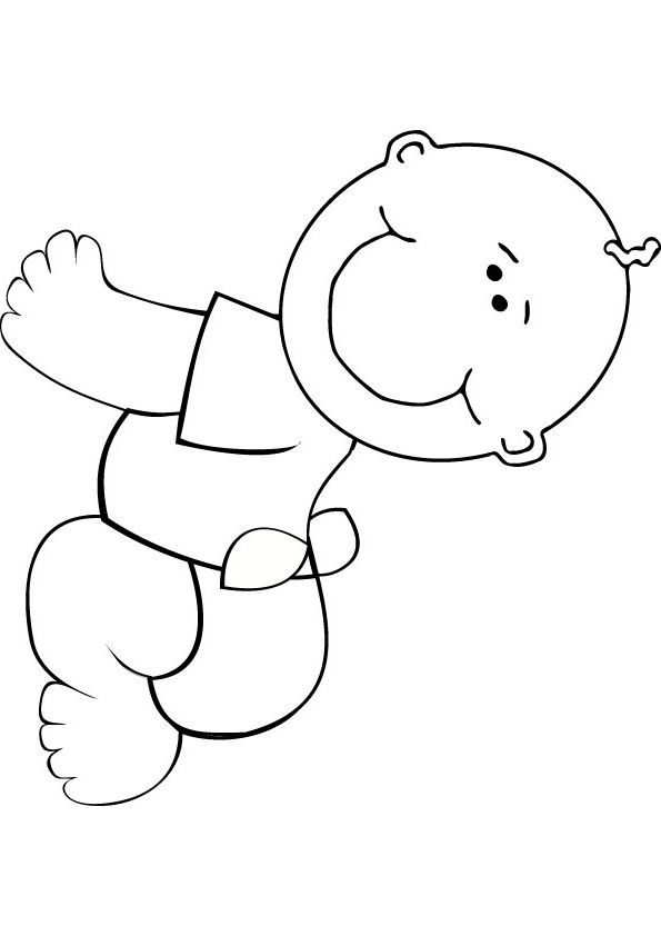  Happy Baby coloring pages