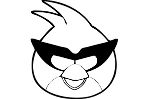Hero Angry Birds Coloring pages