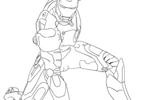Iron Man Coloring pages | Coloring page for kids | #1