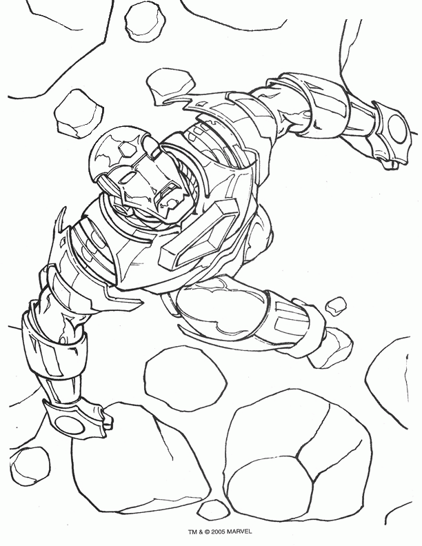 Iron Man Coloring pages | Coloring page for kids | #13