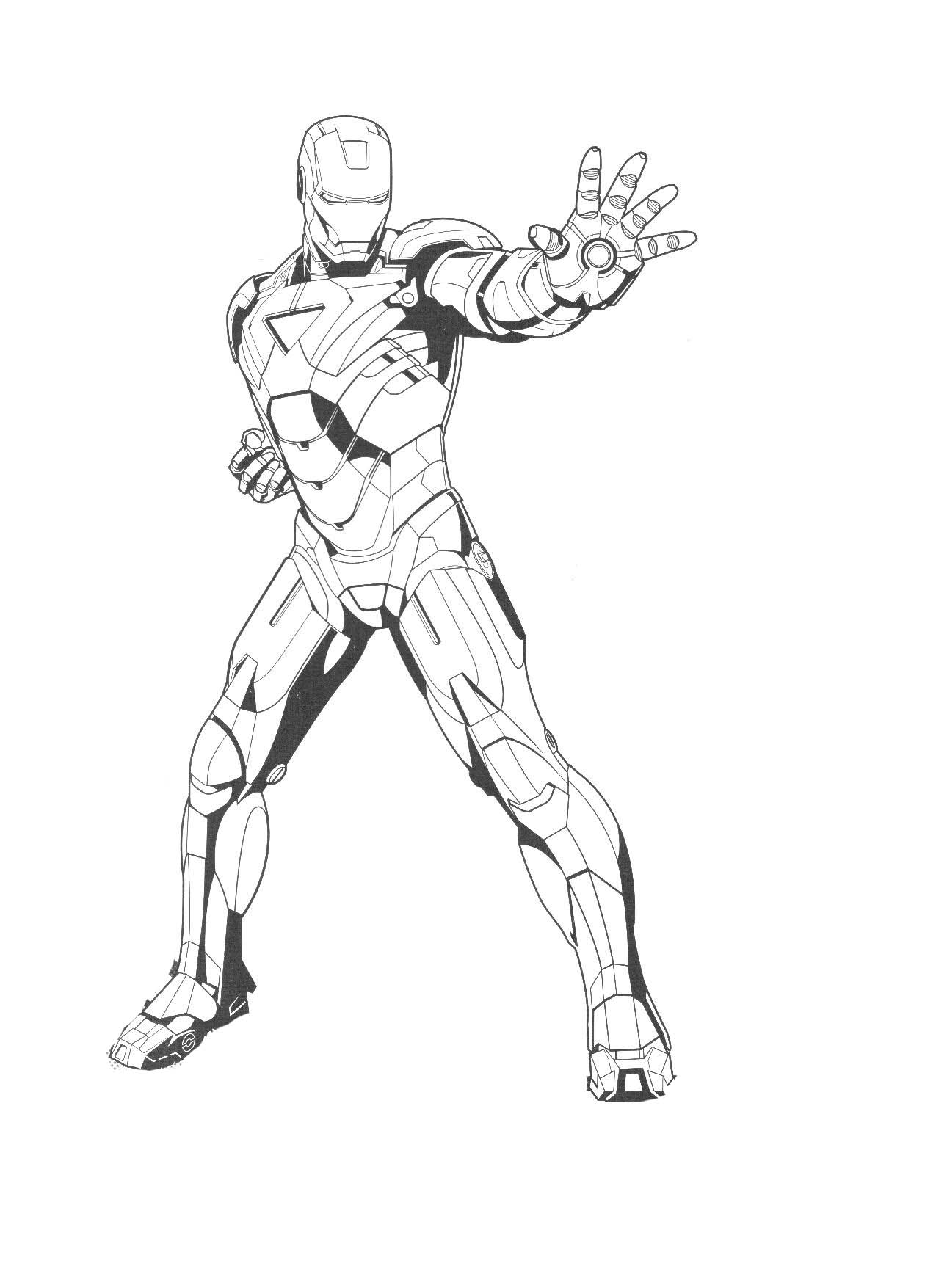  Iron Man Coloring pages | Coloring page for kids | #14