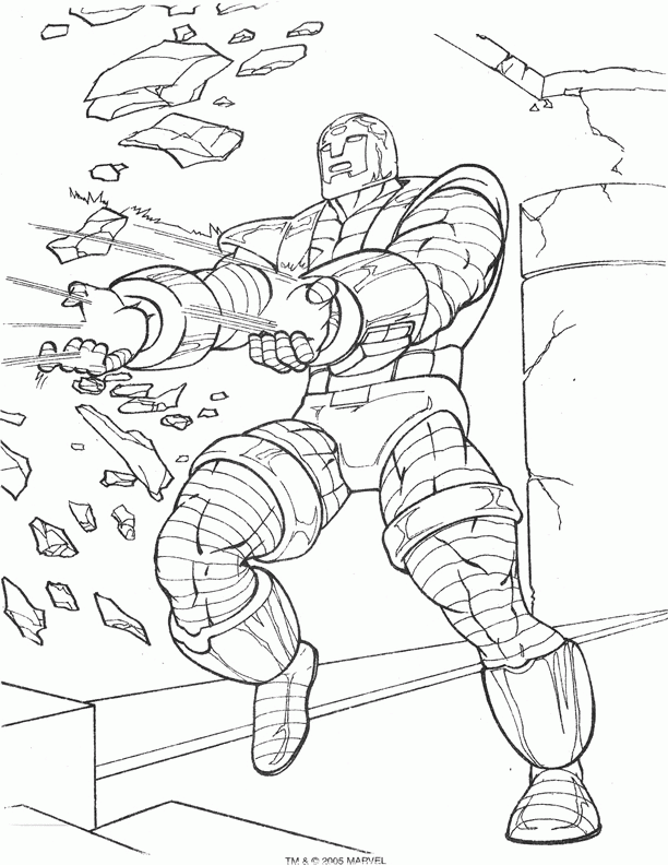 Iron Man Coloring pages | Coloring page for kids | #18