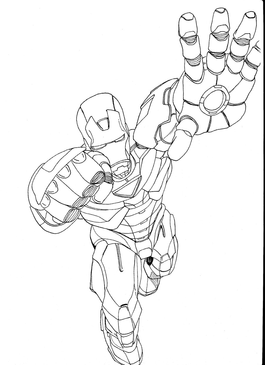  Iron Man Coloring pages | Coloring page for kids | #21