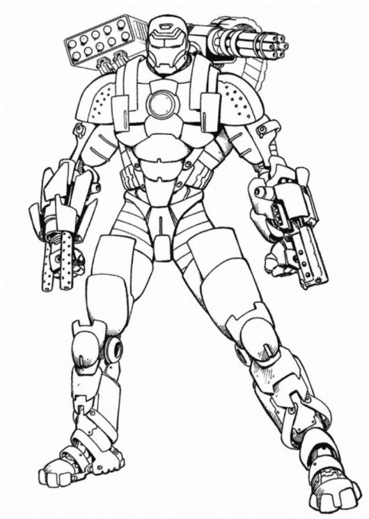 Iron Man Coloring pages | Coloring page for kids | #23