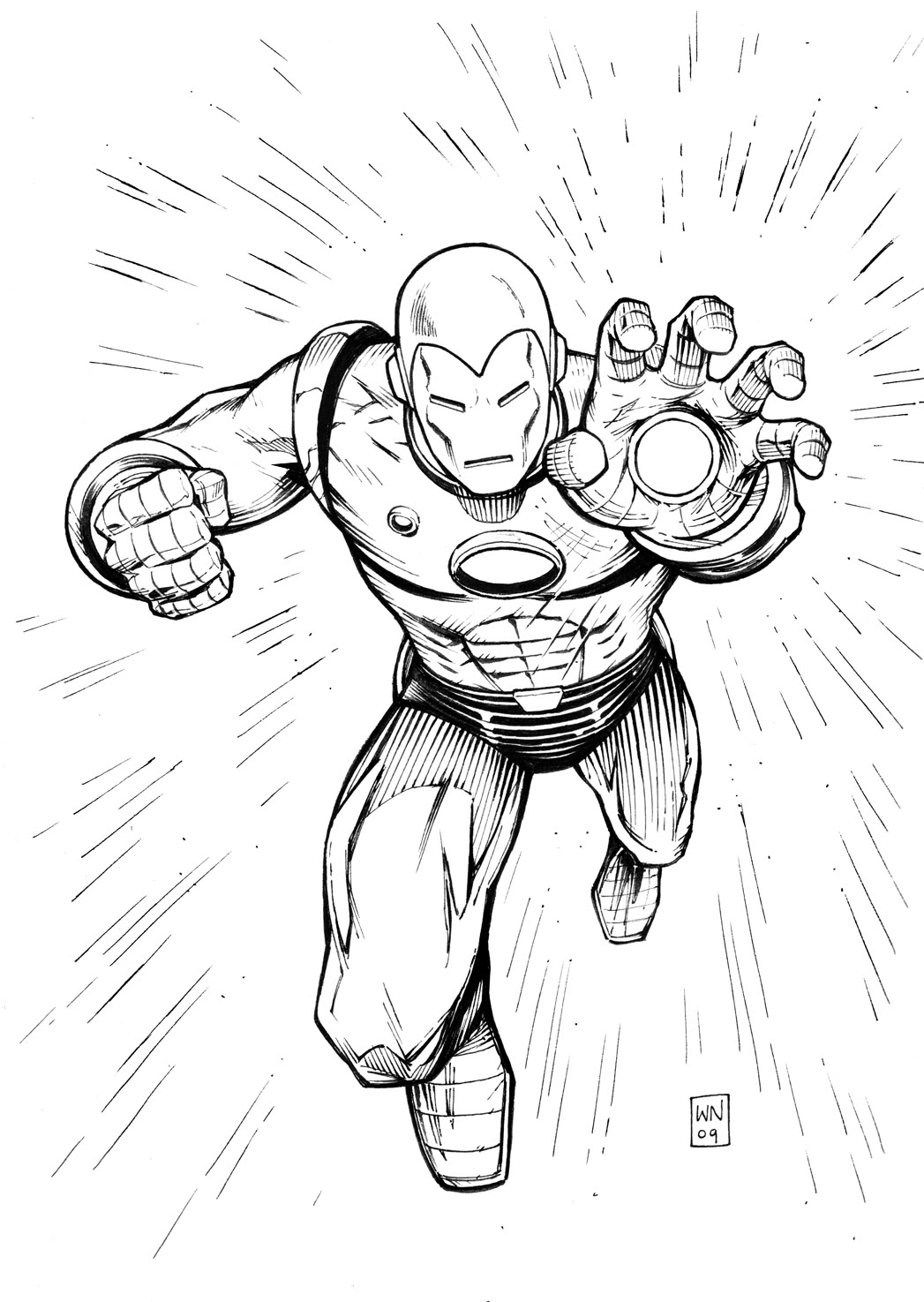  Iron Man Coloring pages | Coloring page for kids | #25