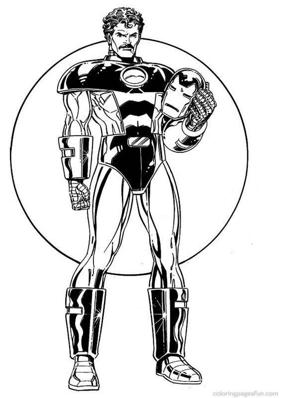  Iron Man Coloring pages | Coloring page for kids | #28