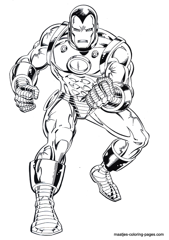 Iron Man Coloring pages | Coloring page for kids | #3