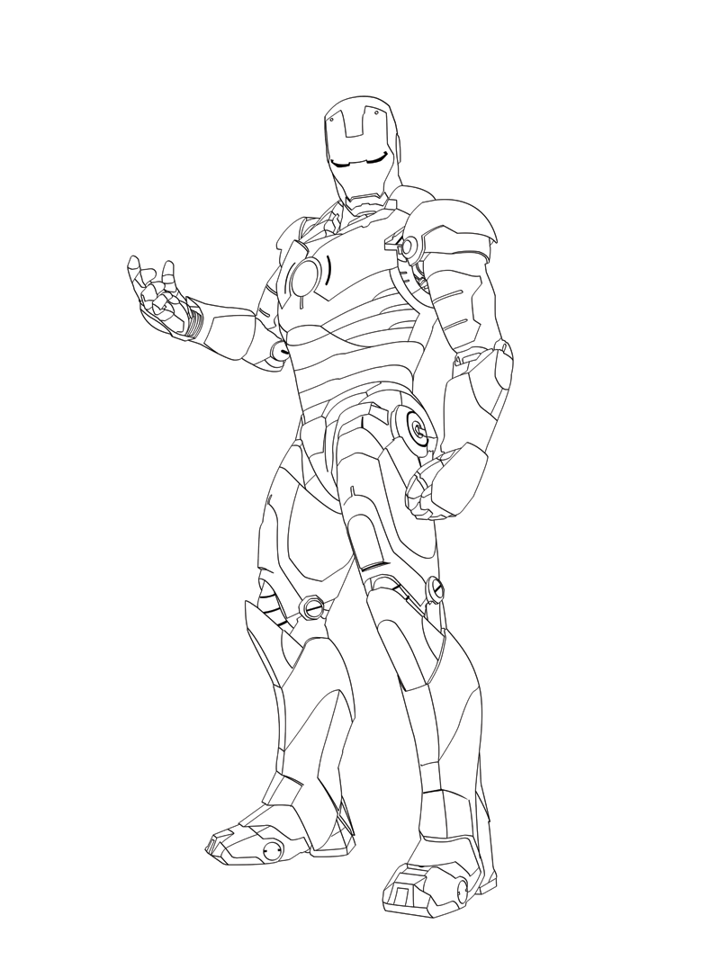  Iron Man Coloring pages | Coloring page for kids | #30