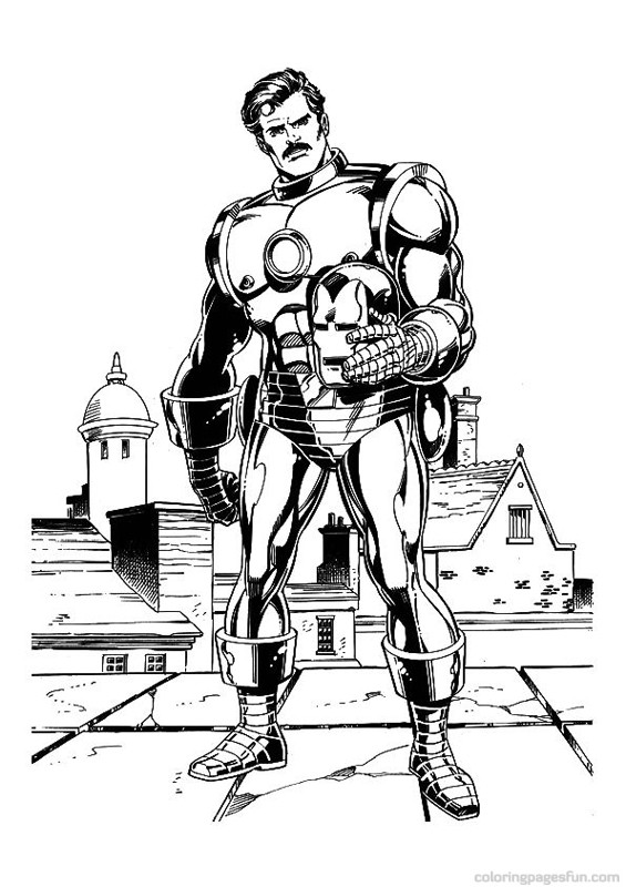  Iron Man Coloring pages | Coloring page for kids | #32