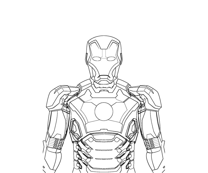  Iron Man Coloring pages | Coloring page for kids | #35