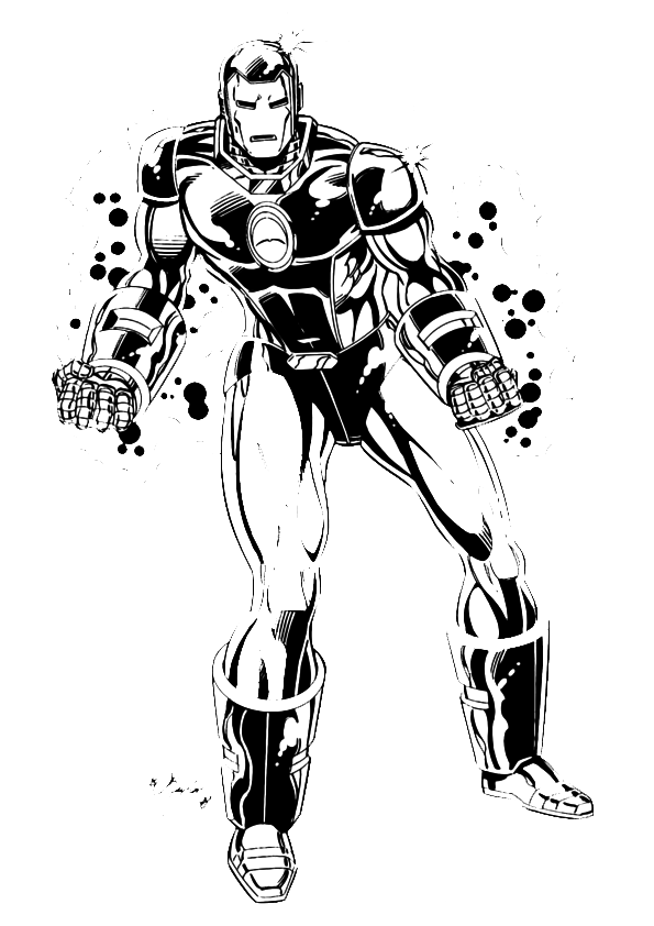  Iron Man Coloring pages | Coloring page for kids | #38