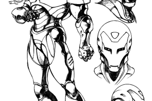 Iron Man Coloring pages | Coloring page for kids | #4