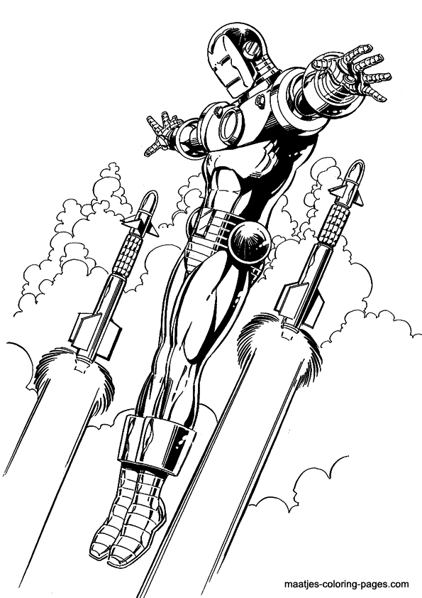 Iron Man Coloring pages | Coloring page for kids | #5