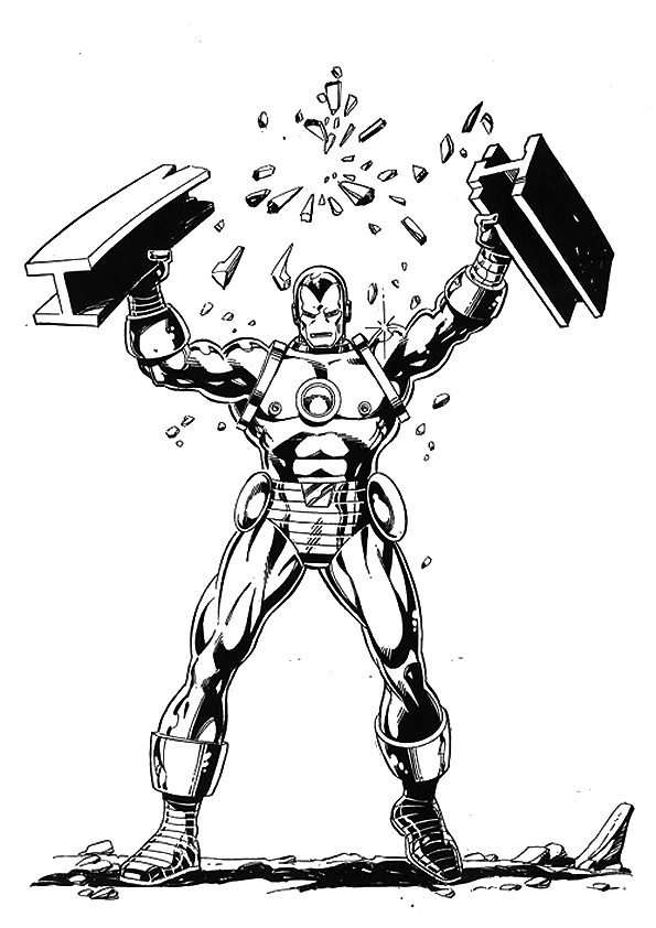  Iron Man Coloring pages | Coloring page for kids | #7
