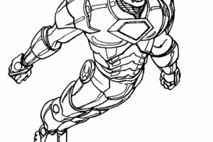 Iron Man Coloring pages | Coloring page for kids | #8