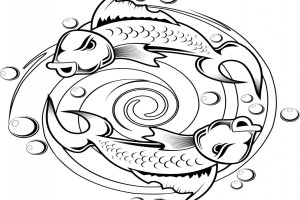 Japanese Infinity Tattoo coloring pages