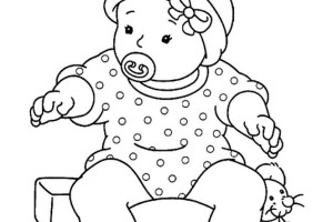 Little Baby coloring pages