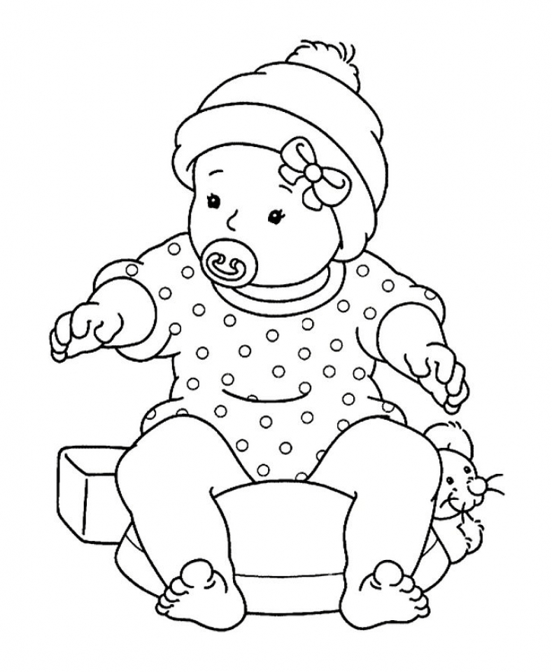  Little Baby coloring pages