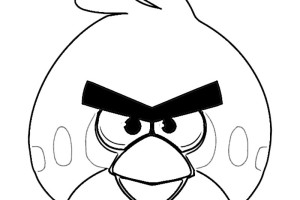 Logo Angry Birds Coloring pages