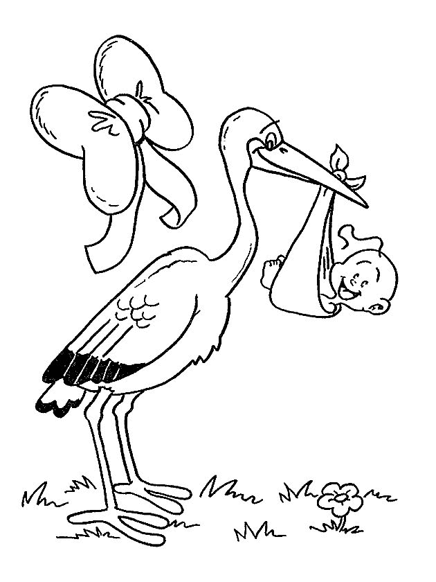 Pelican Baby Disney Baby coloring pages