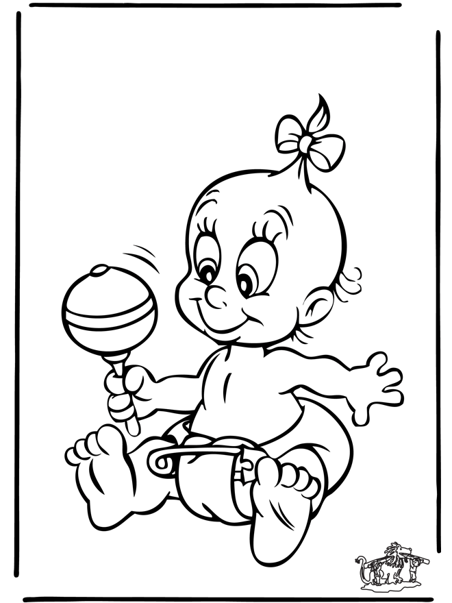  Play toy Baby coloring pages