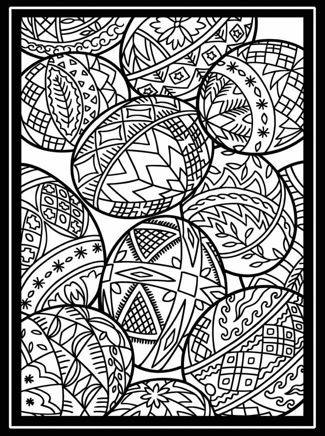  Professional Stained Glass Coloring pages